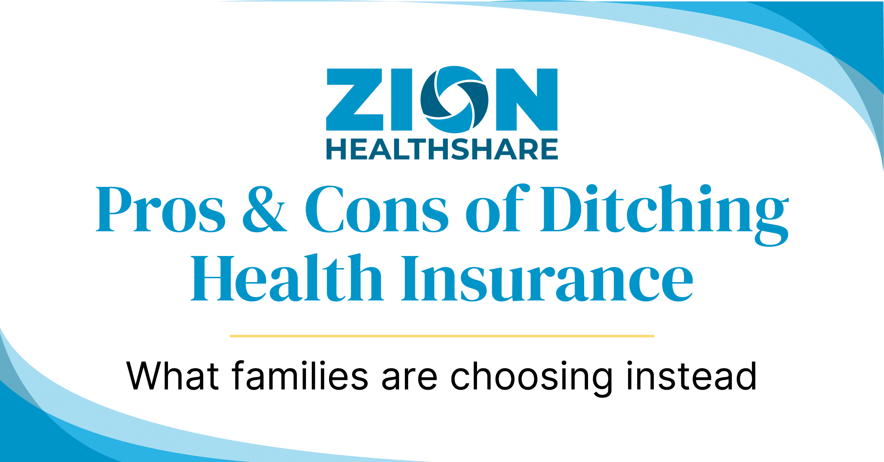 Pros & Cons of Ditching Health Insurance for Health Sharing